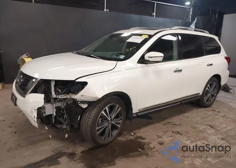 2020 Nissan Pathfinder Platinum 4Wd z USA, uszkodzony, nr VIN 5N1DR2DM3LC581332